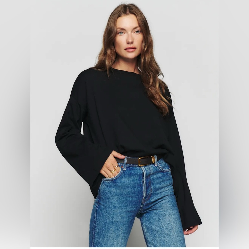 Reformation Oversized Long Sleeve Tee